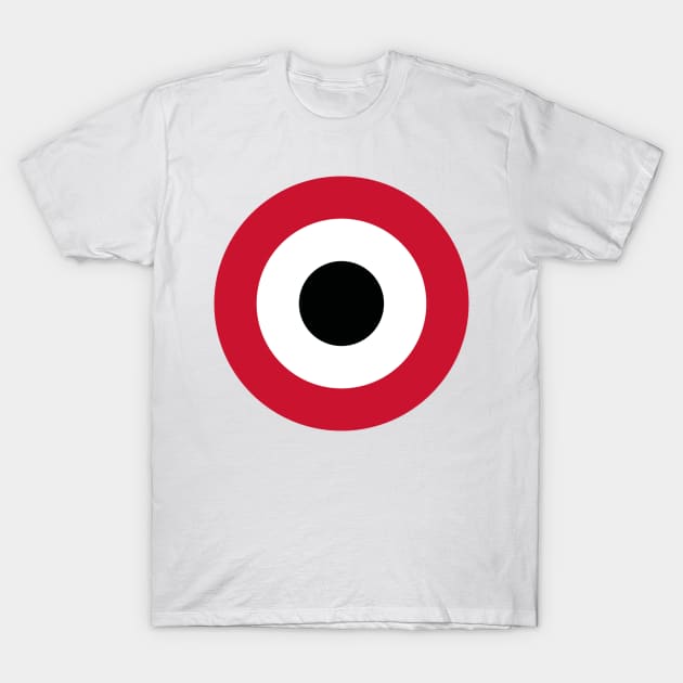 Manchester United Red White Black Roundel T-Shirt by Culture-Factory